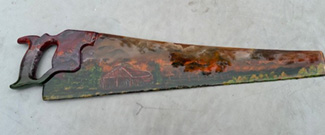 Saw with Blue sky & Meadow